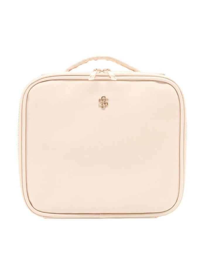 Ivory Leather Travel Case