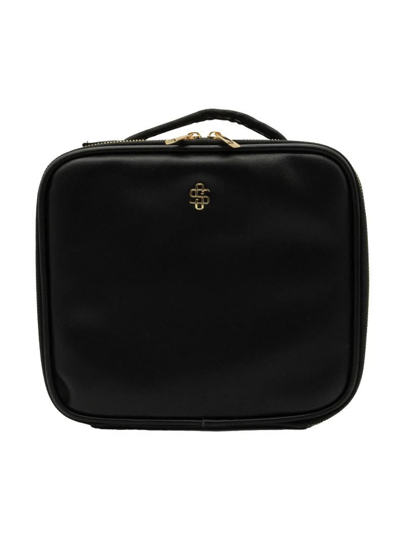 Black Leather Travel Case
