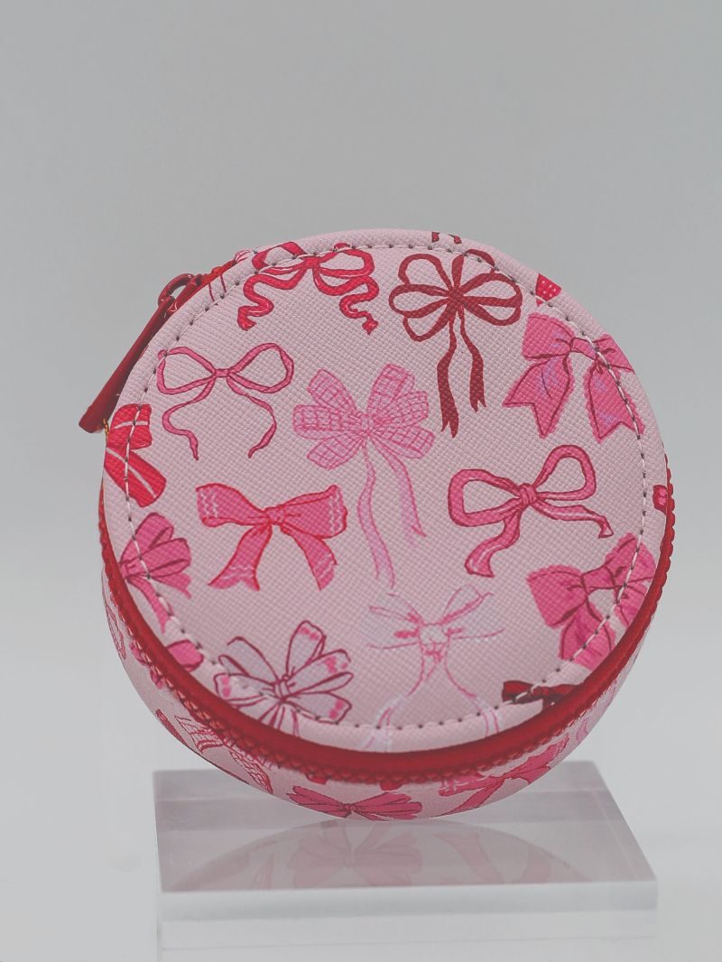 Pink Bow Pill Case