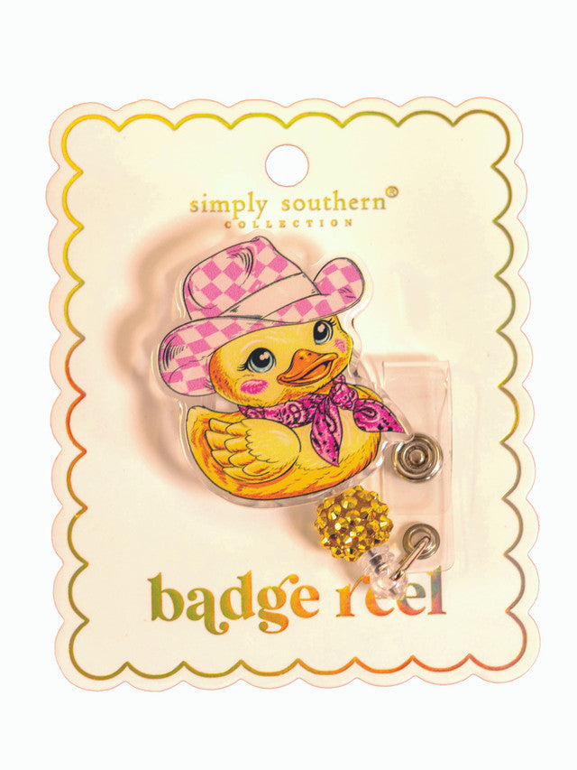 Cowgirl Duck Badge Reel