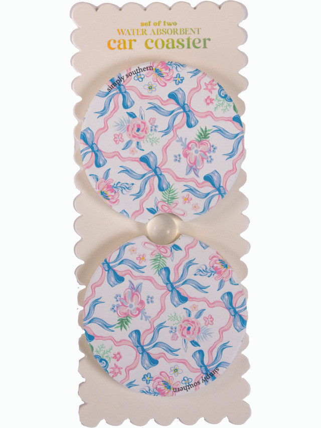 Ribbon Car Coaster Set