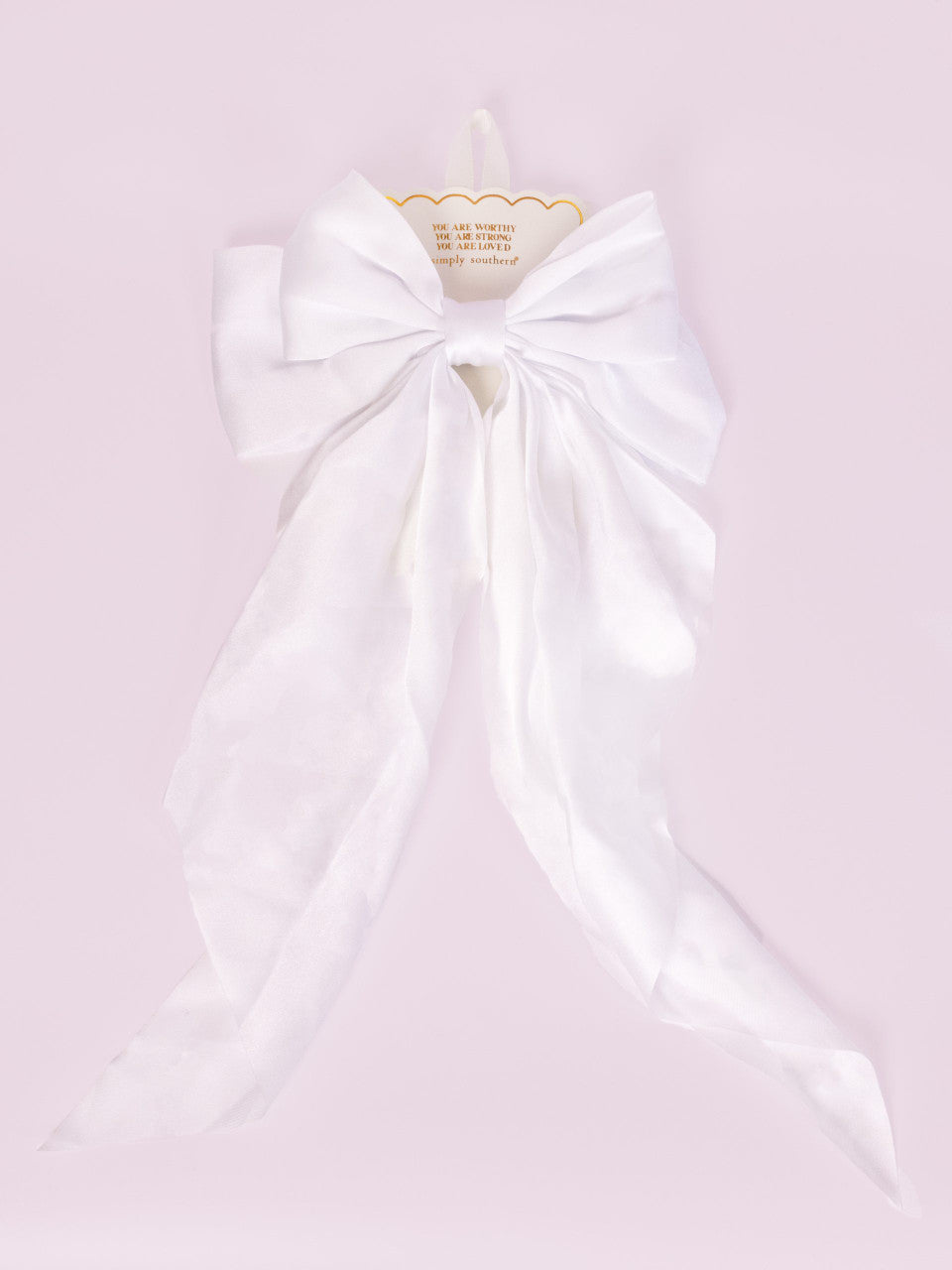 Soft Ivory Hair Bow
