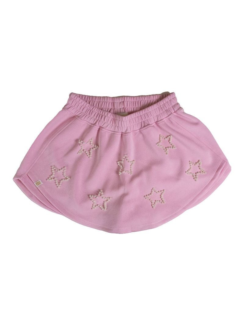 Pink Grace Pearl Star Skort