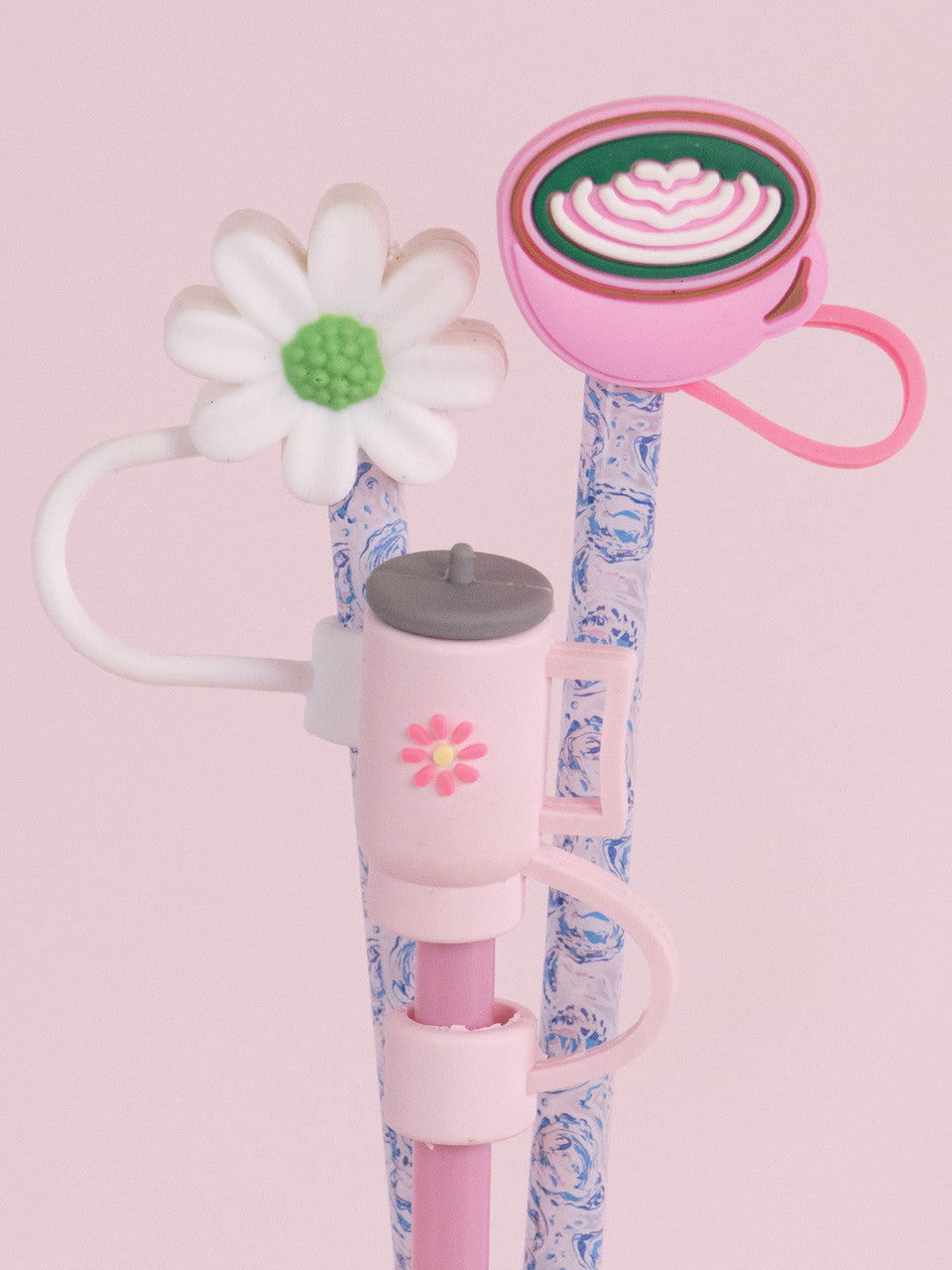 Coffee Straw Cover Set