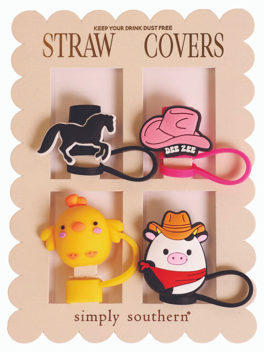 Howdy Straw Cover Set