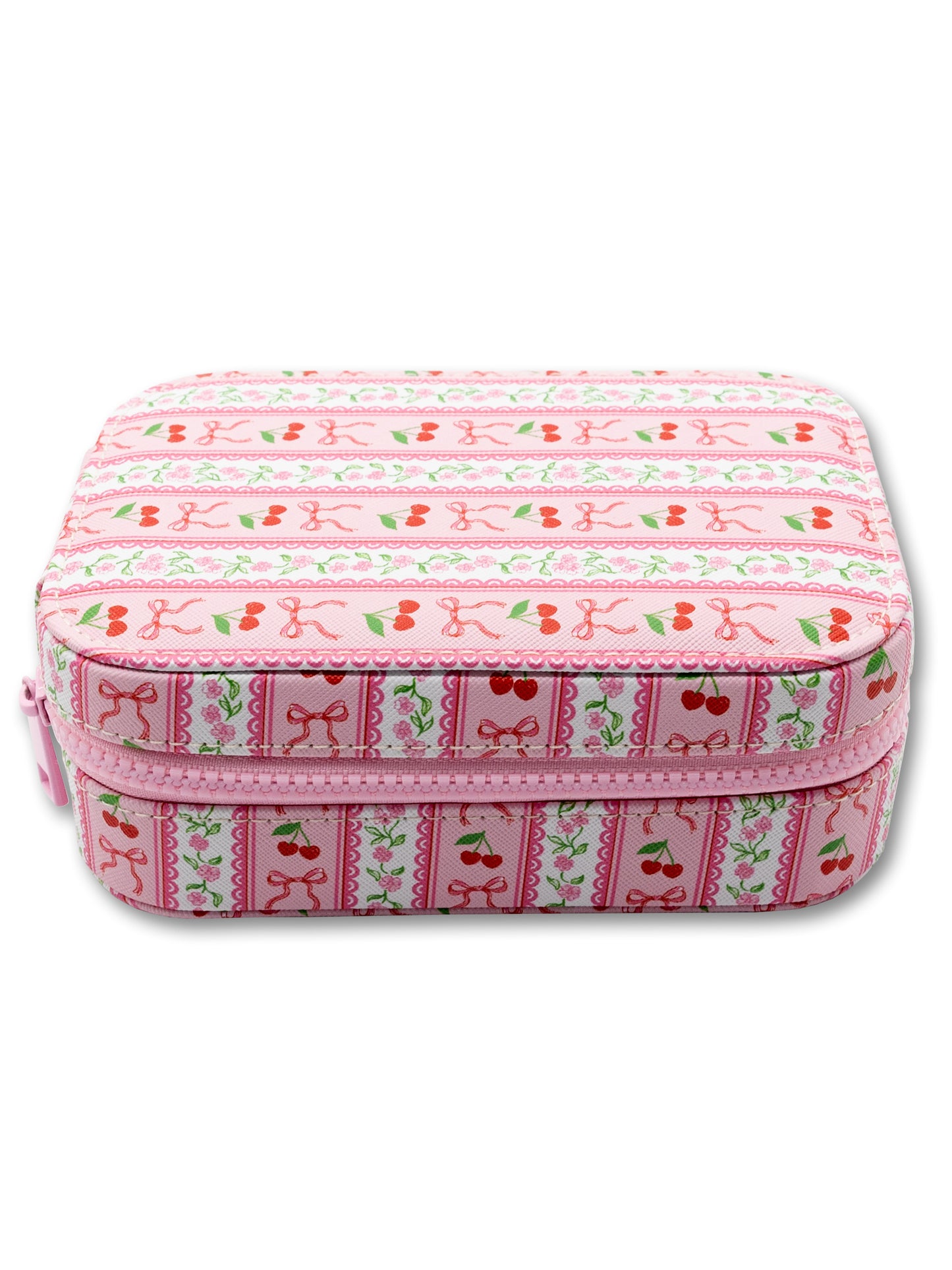 Cherry Stripe Light Up Jewelry Box