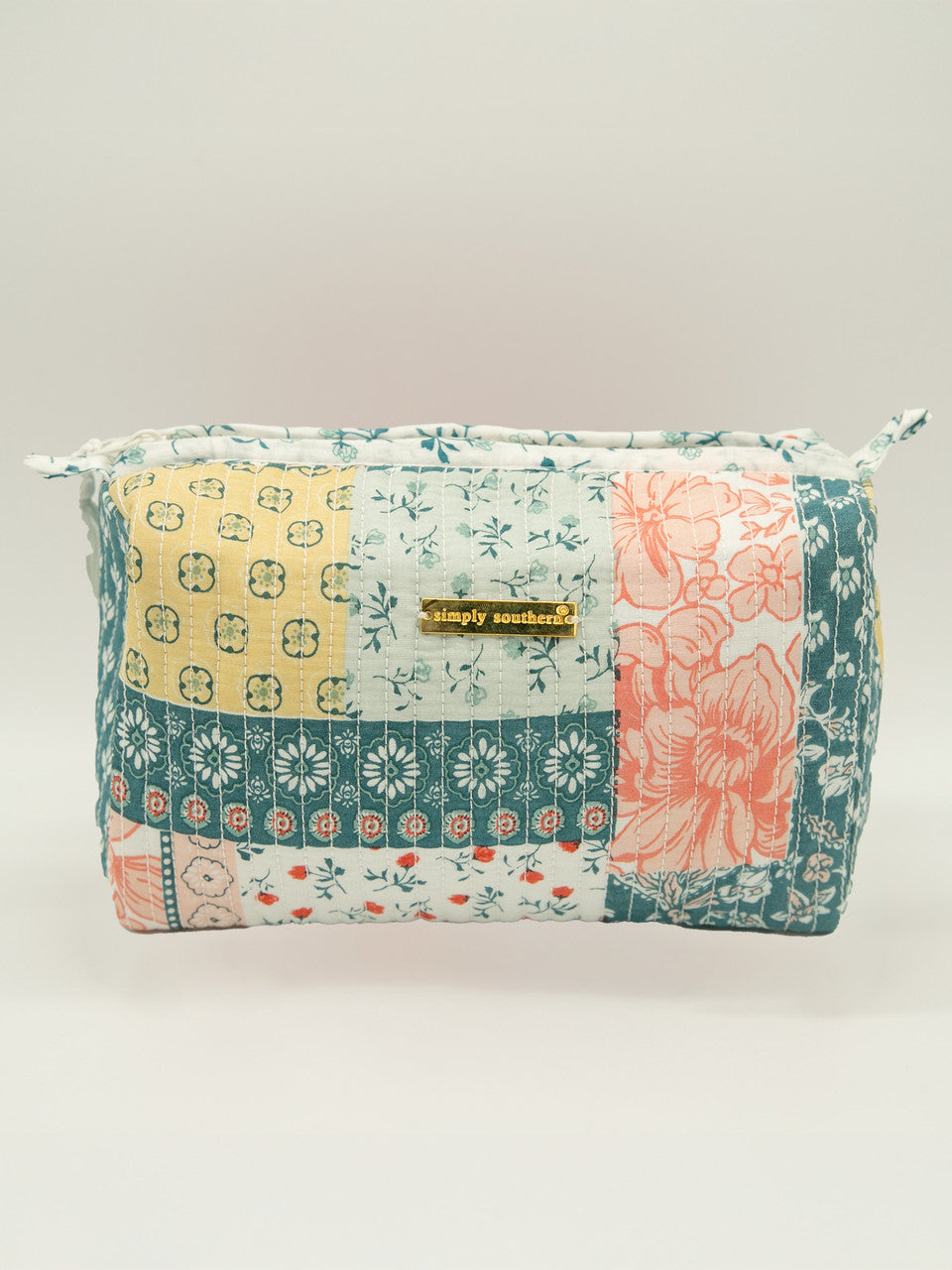 Quilted Pattern Quilted Cosmetic Bag