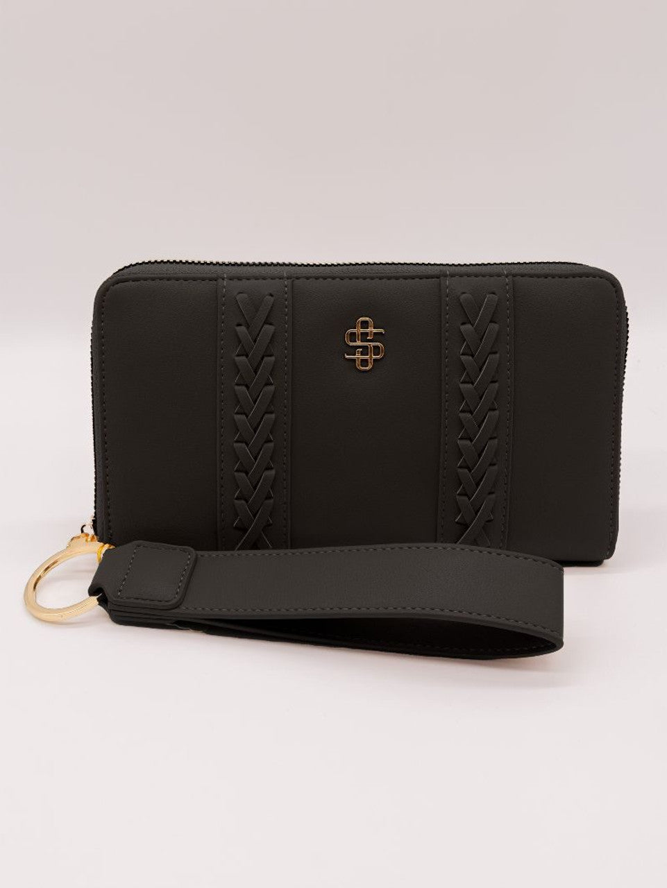 Black Leather Soleil Wallet