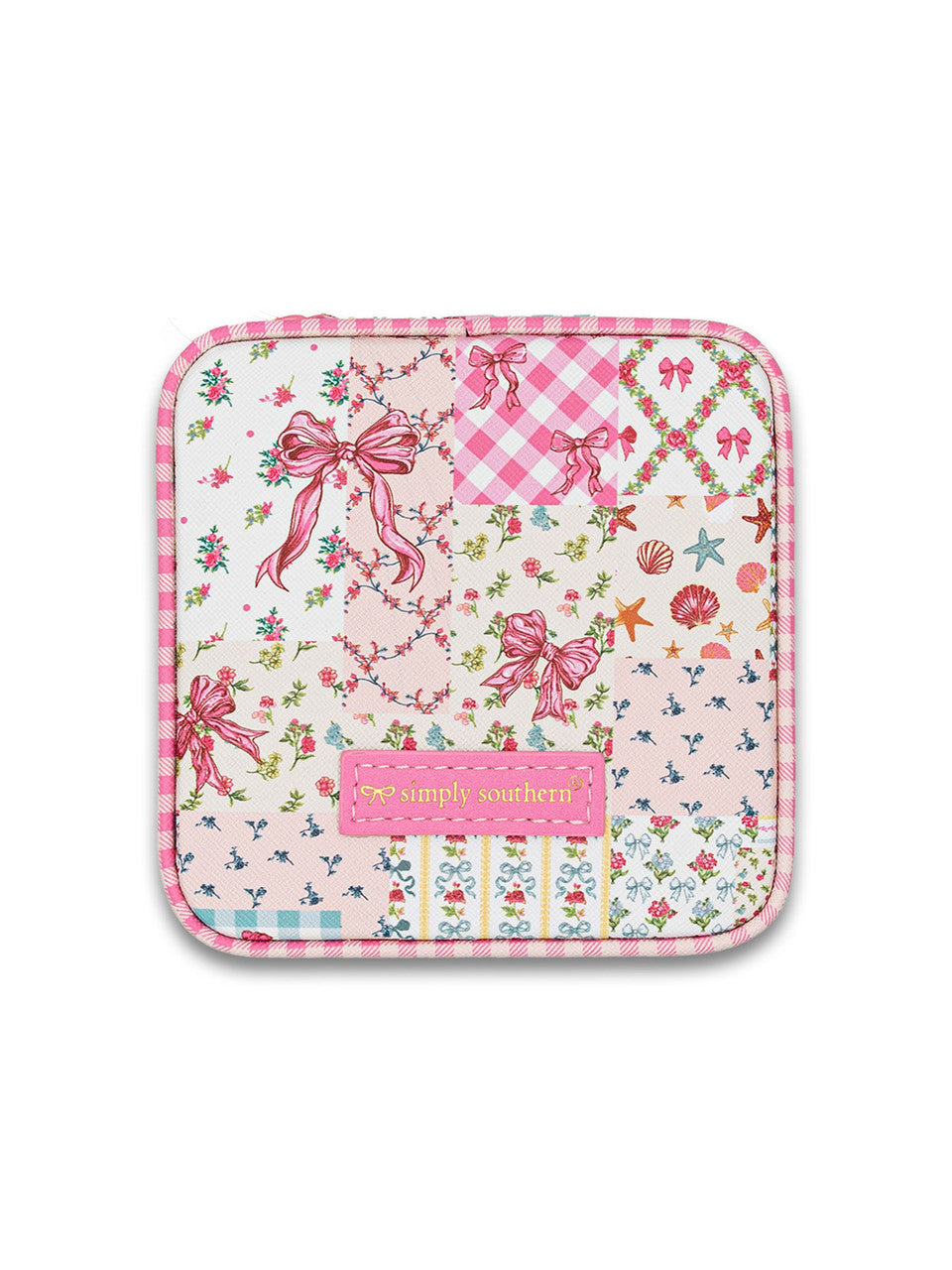 Quilted Ribbon Jewelry Case