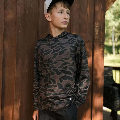 Youth Bendita Camo Burlebo Performance Hoodie