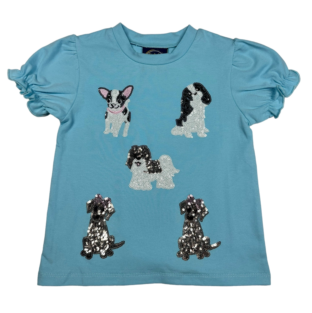 Puppy Sequin Tee