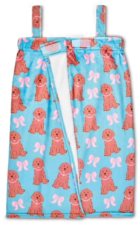 Youth Pretty Pups Plush Spa Wrap