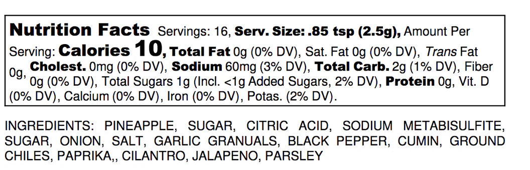 TRC Pineapple Salsa