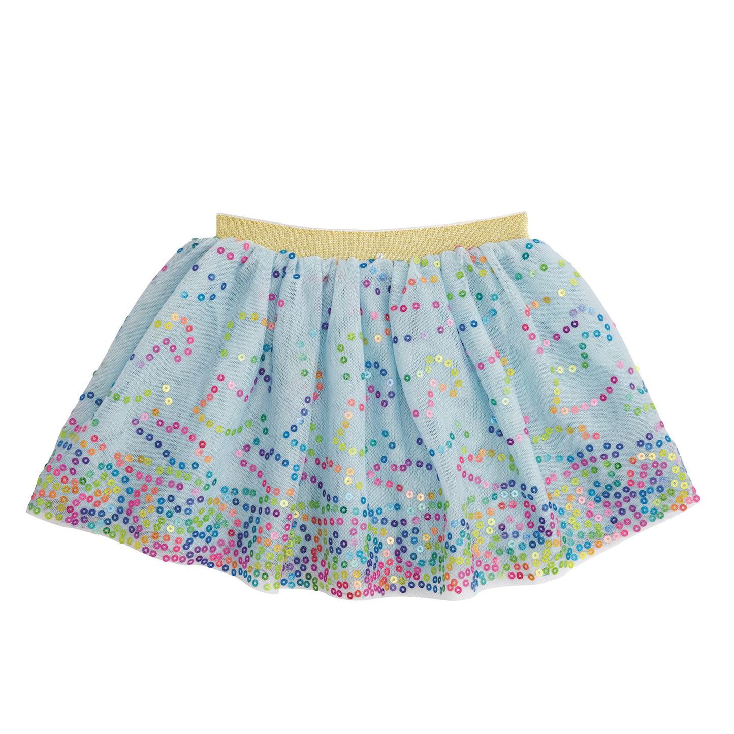 Mud Pie Blue Confetti Sequin Tutu