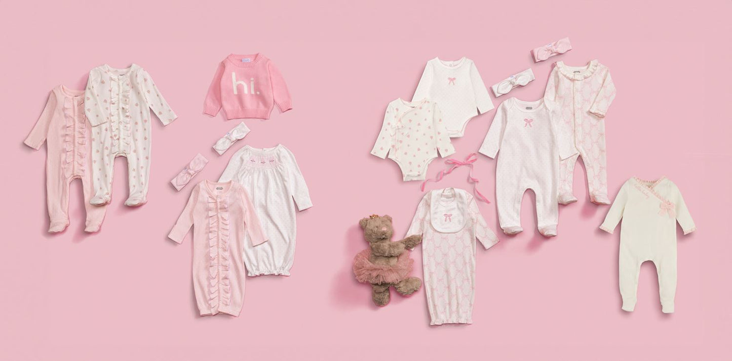 Mud Pie Floral & Bow Crawlers