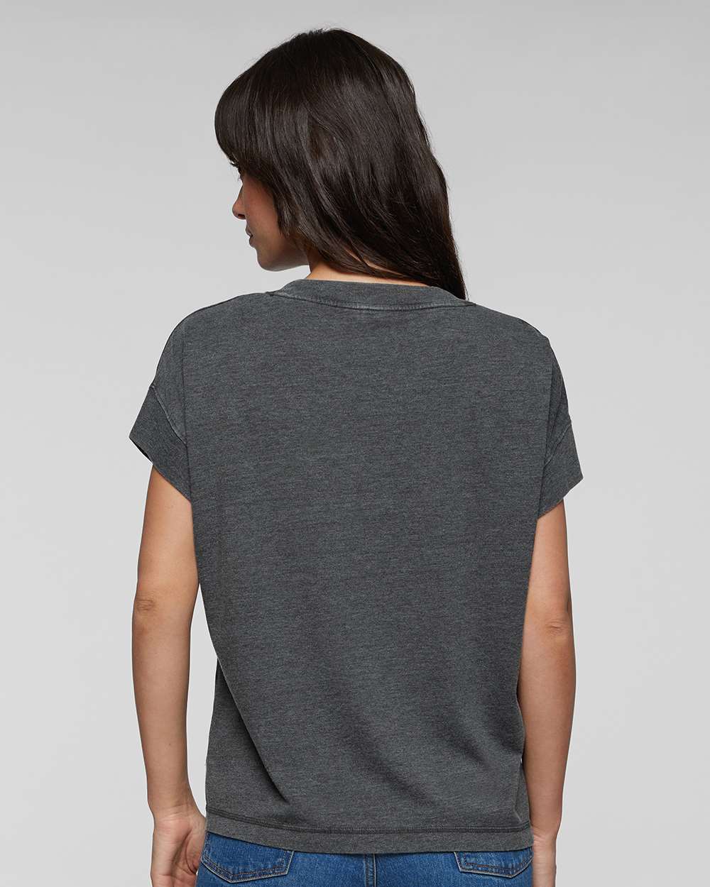Black Vintage Wash Relaxed Tee