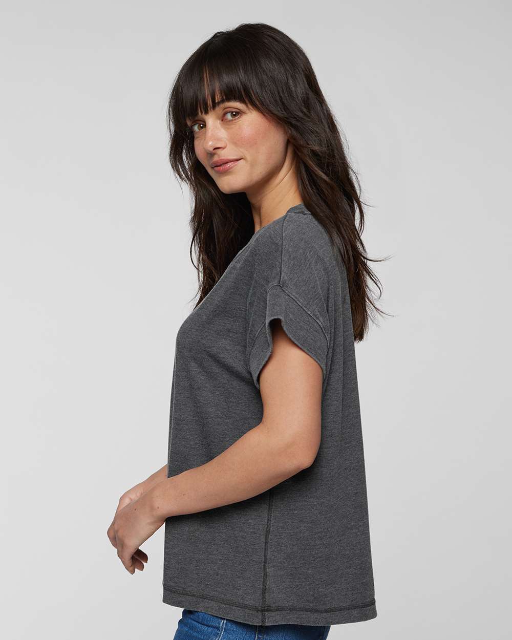 Black Vintage Wash Relaxed Tee