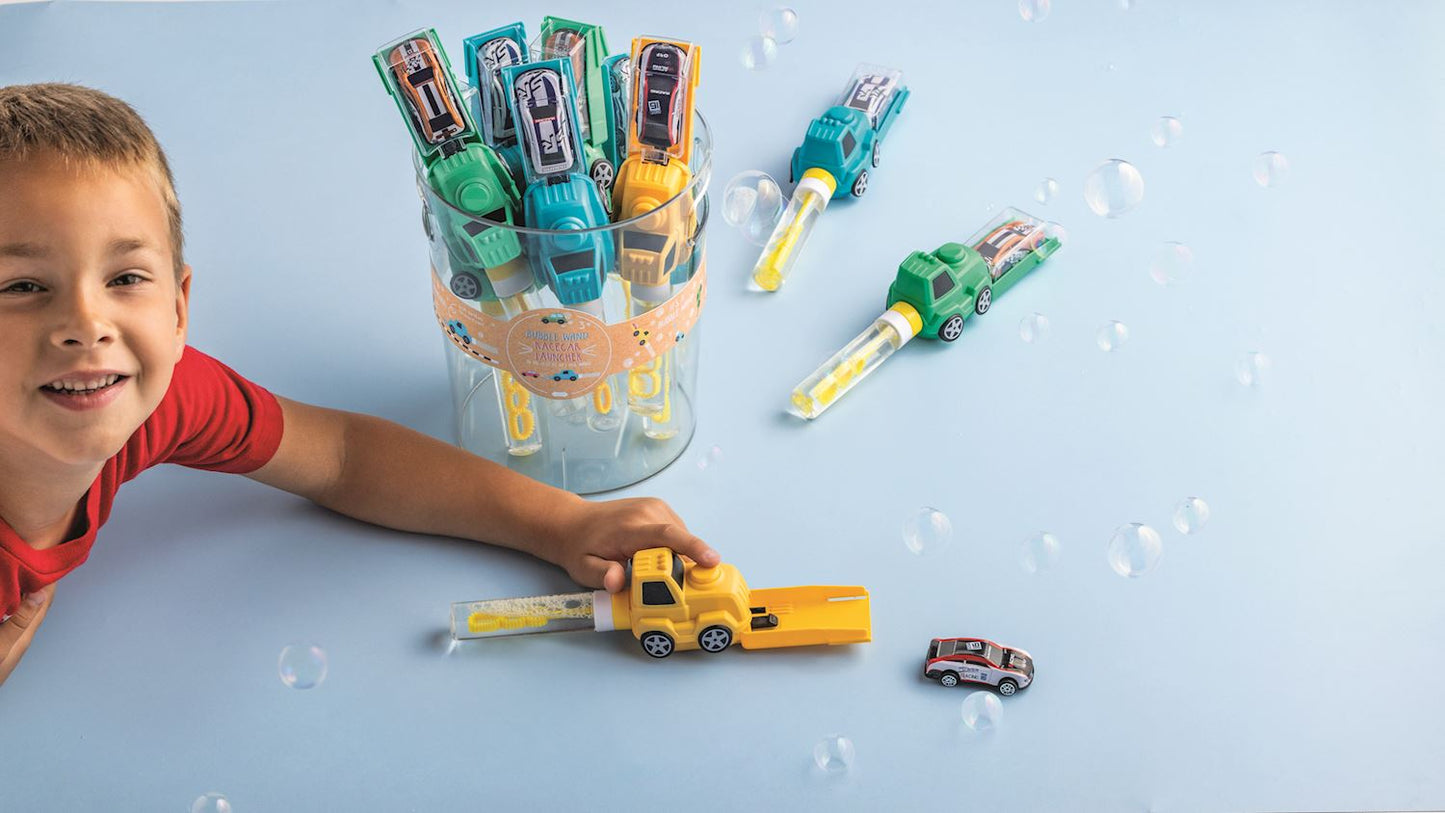 Mud Pie Race Car Launchers Bubble Wand