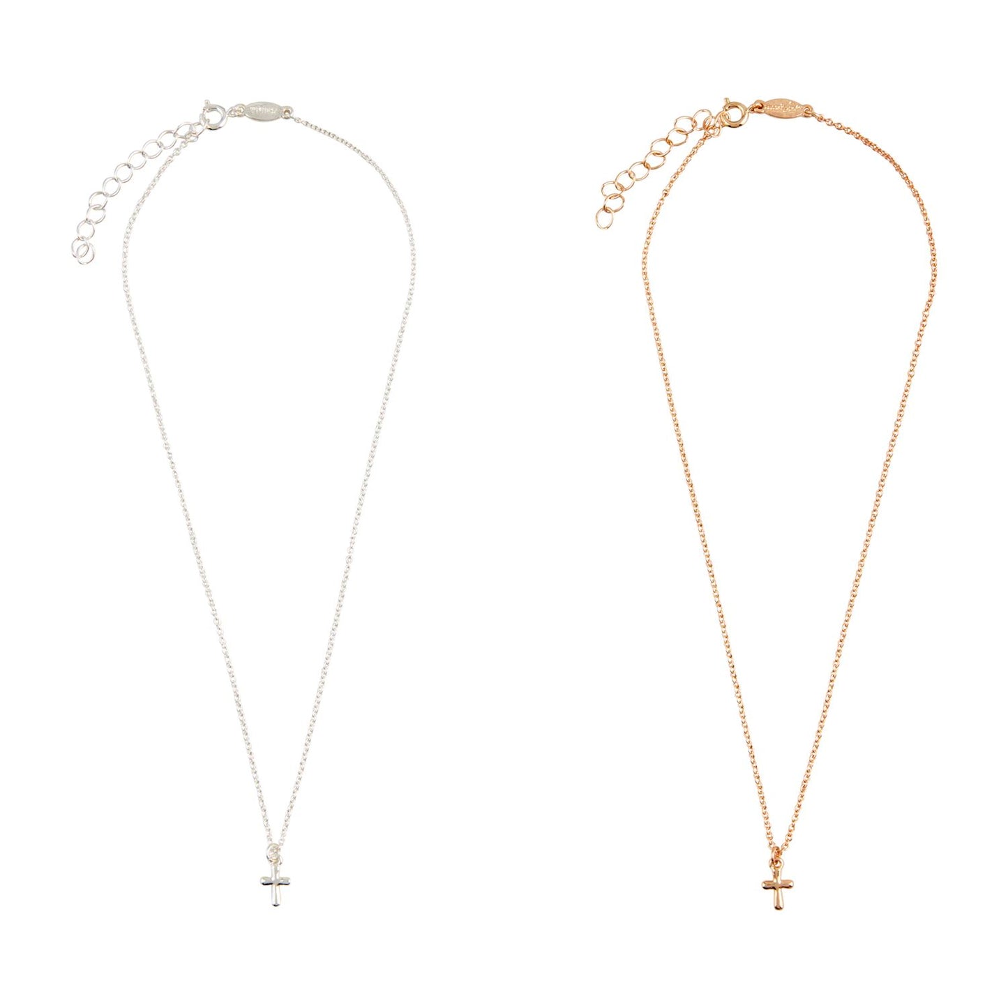 Mud Pie Petite Boxed Cross Necklaces