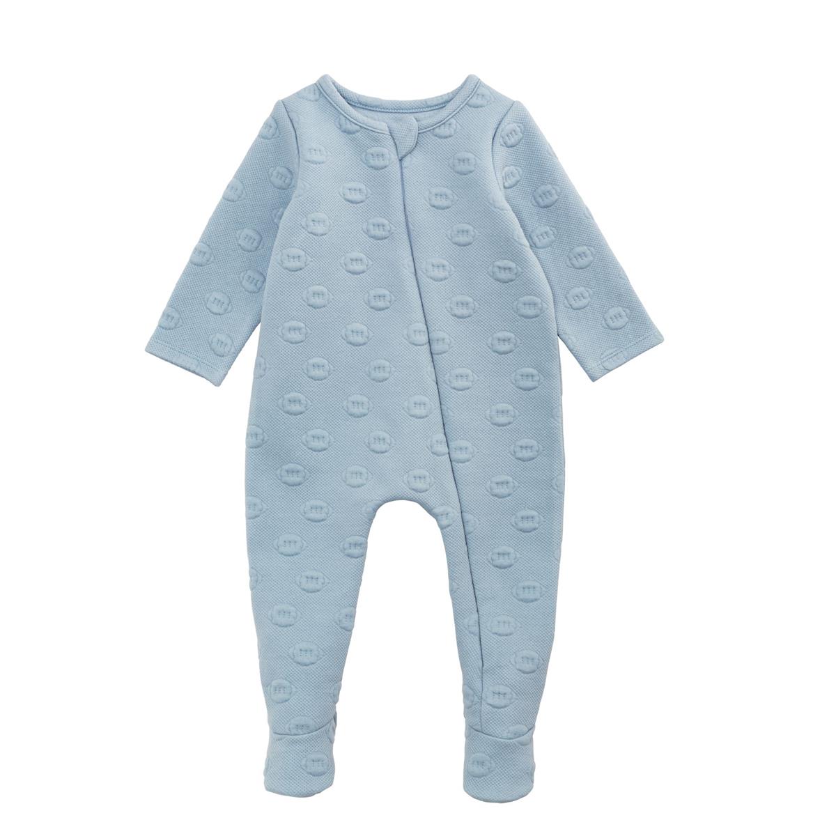 Mud Pie Quilted Football Sleeper