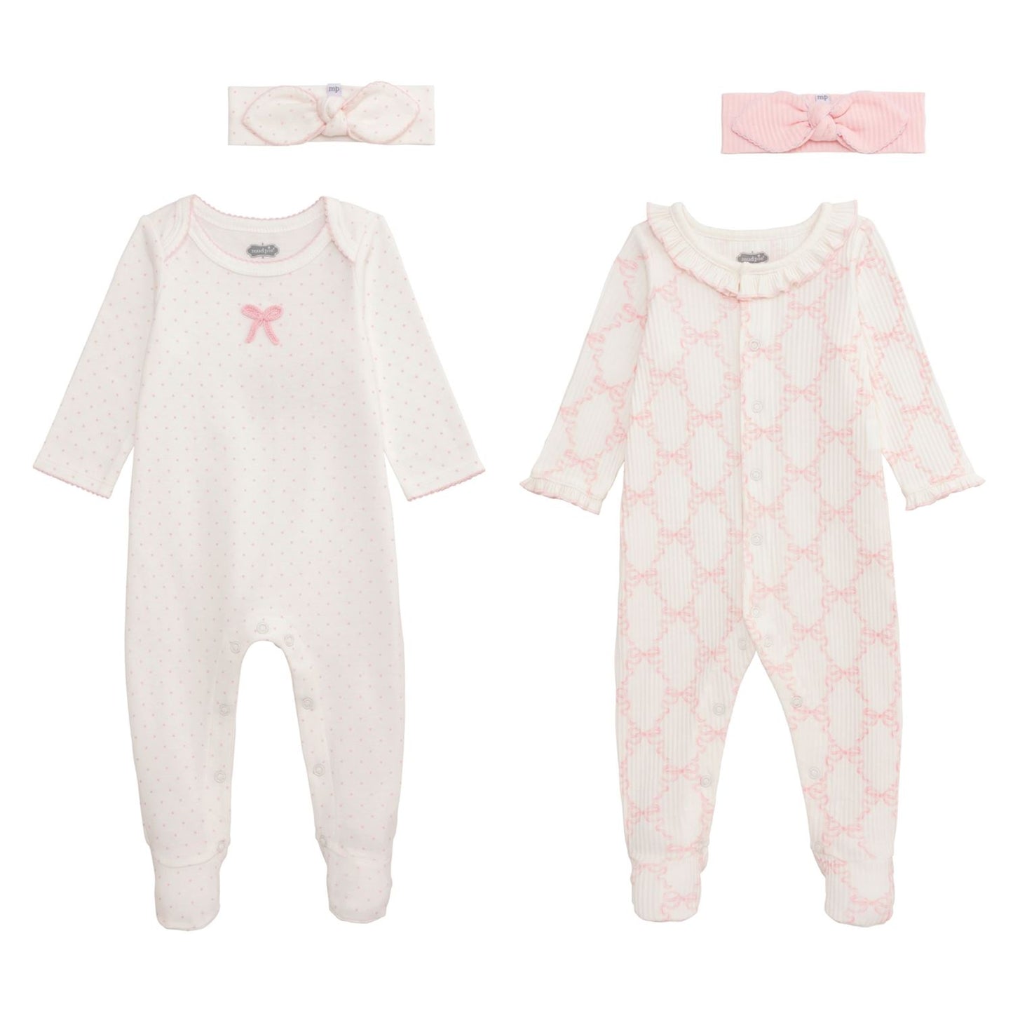 Mud Pie Bow Sleeper & Headband Sets