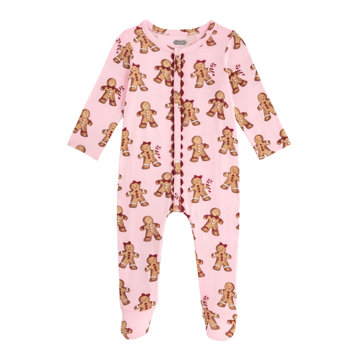 Mud Pie Gingerbread Ric-Rac Sleeper