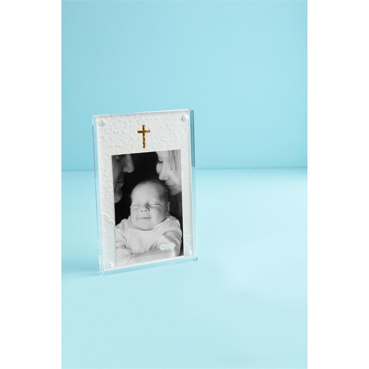 Mud Pie Cross Acrylic Frame