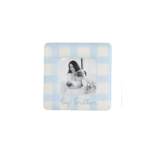 Mud Pie Gingham Sibling Frame