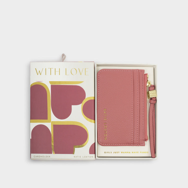 GIFT BOXED COIN & CARDHOLDER | Raspberry Pink | 3 1/8" x 4 1/2"