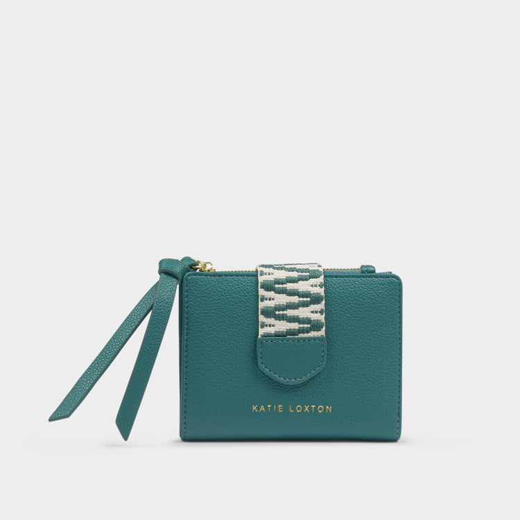 HALLIE PURSE | Teal | 3 3/4" x 4 15/16"x 1/2