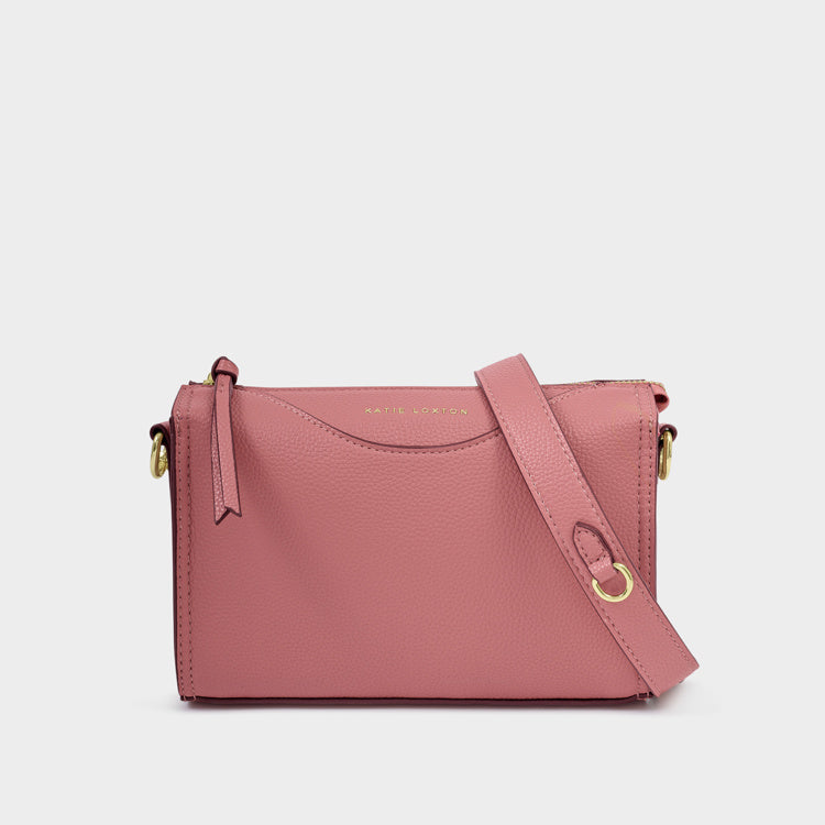 ALBA CROSSBODY BAG | Raspberry Pink | 15/16" x 8 1/4" x 2 3/8"