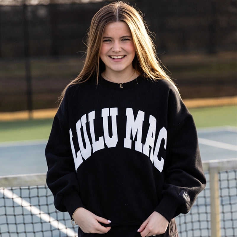 Lulu Mac Black & White Sweatshirt