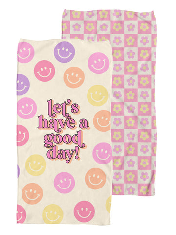 Good Day Smile Quick Dry Towel