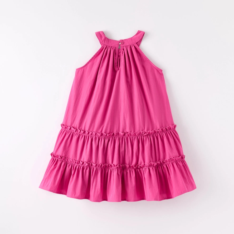 Youth Rose Red Halter Dress