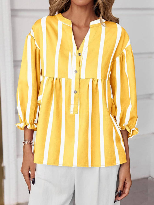 The Savannah Stripe Blouse