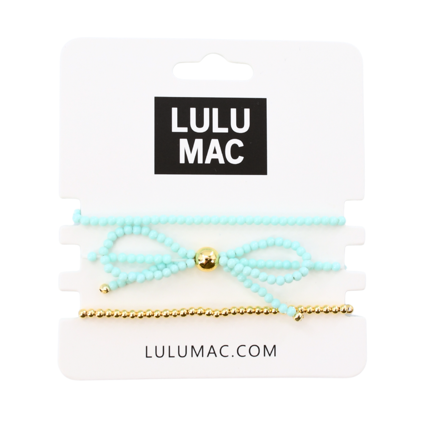 Lulu Mac Mint Bow Bracelet