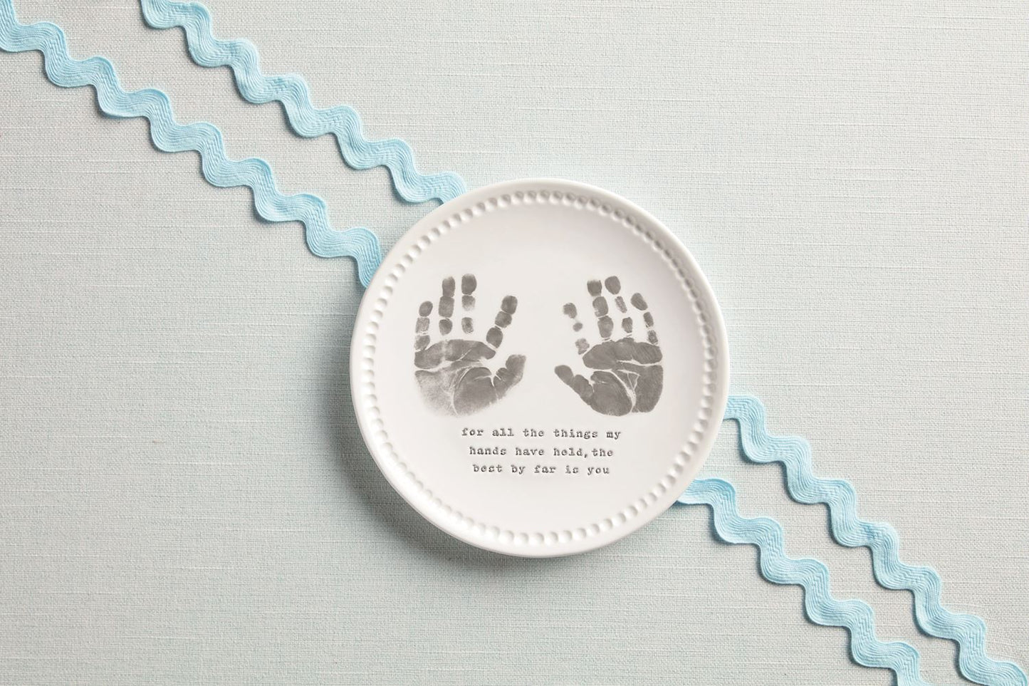 Mud Pie Handprint Keepsake Platter