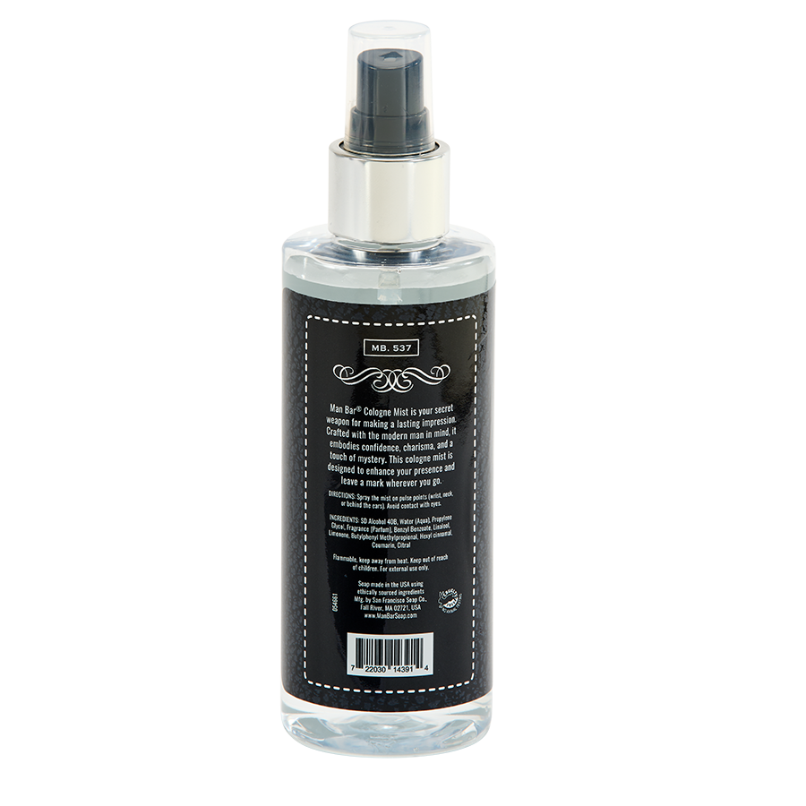 Man Bar Cologne Mist - Midnight Amber