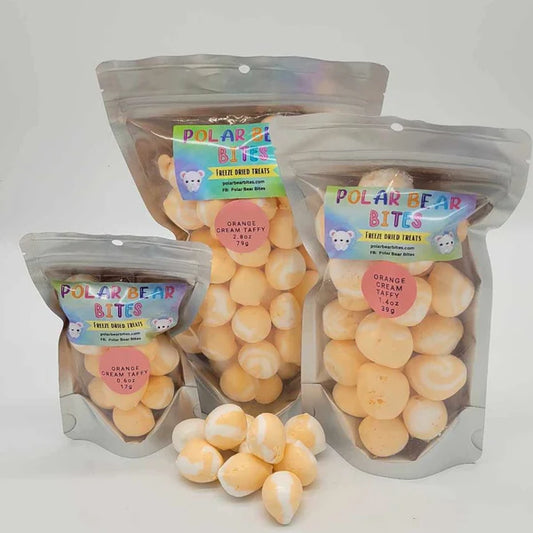 Orange Cream Taffy Freeze-Dried Candy