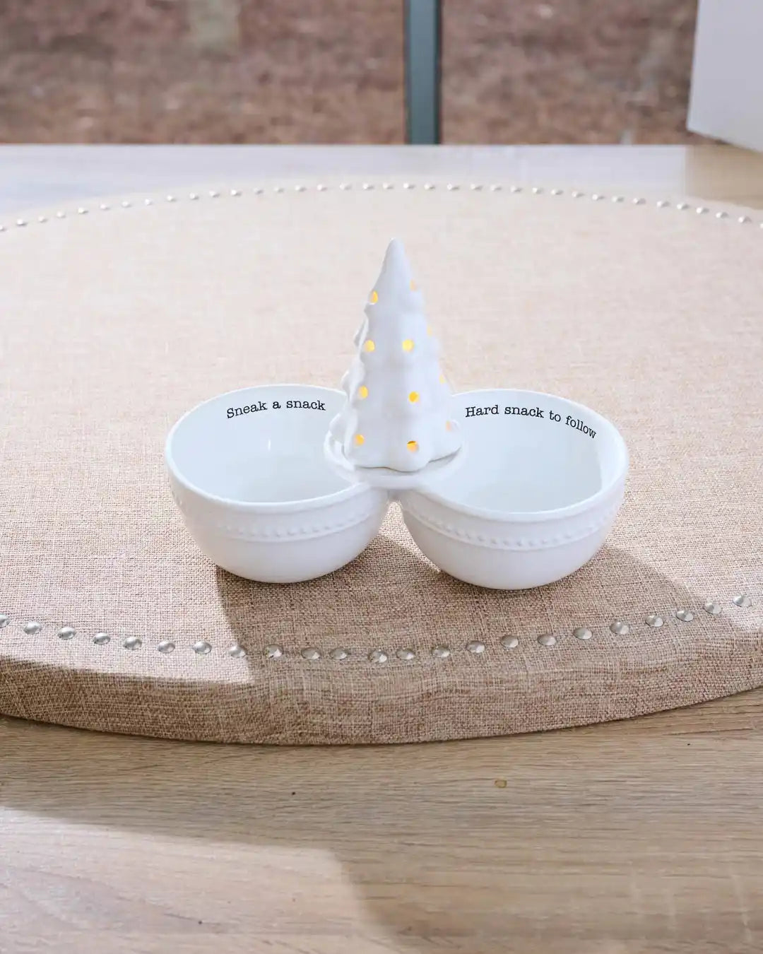 Mud Pie Snack Double Dip Bowl
