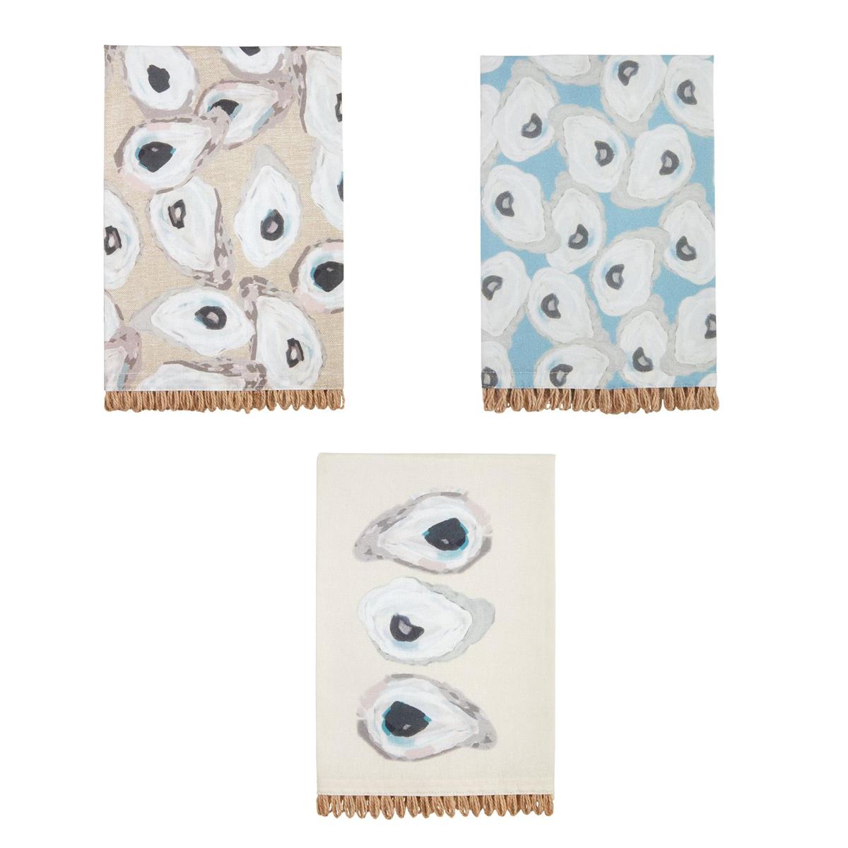 Mud Pie Oyster Towels