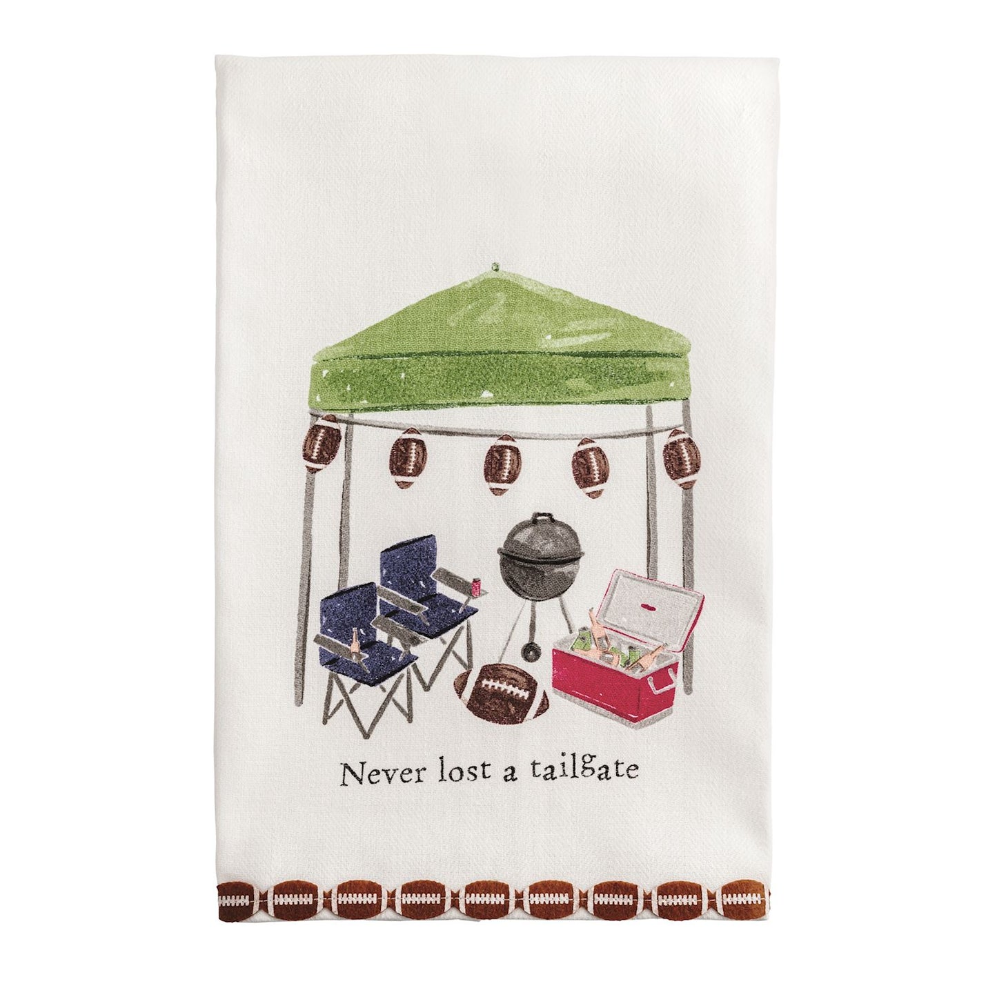 Mud Pie Football Tailgate Towels