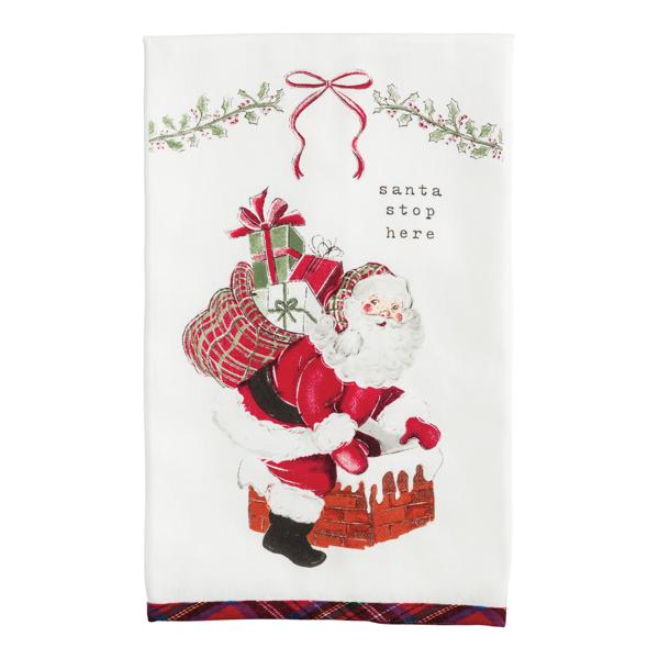 Mud Pie Classic Christmas Printed Towels