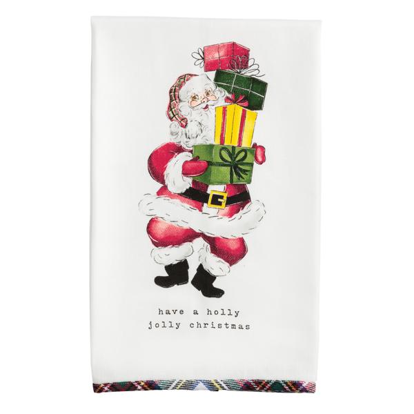 Mud Pie Classic Christmas Printed Towels