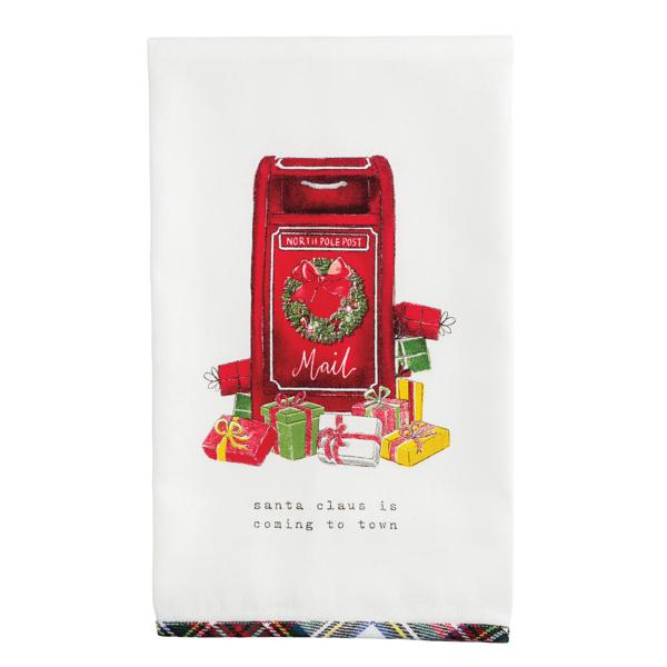 Mud Pie Classic Christmas Printed Towels