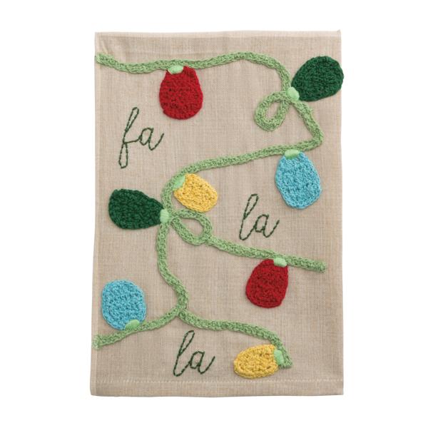 Mud Pie Christmas Crochet Towels