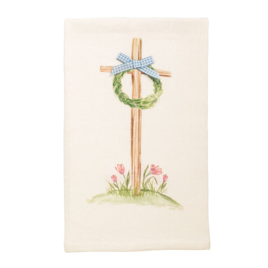 Mud Pie Easter Cross Towel