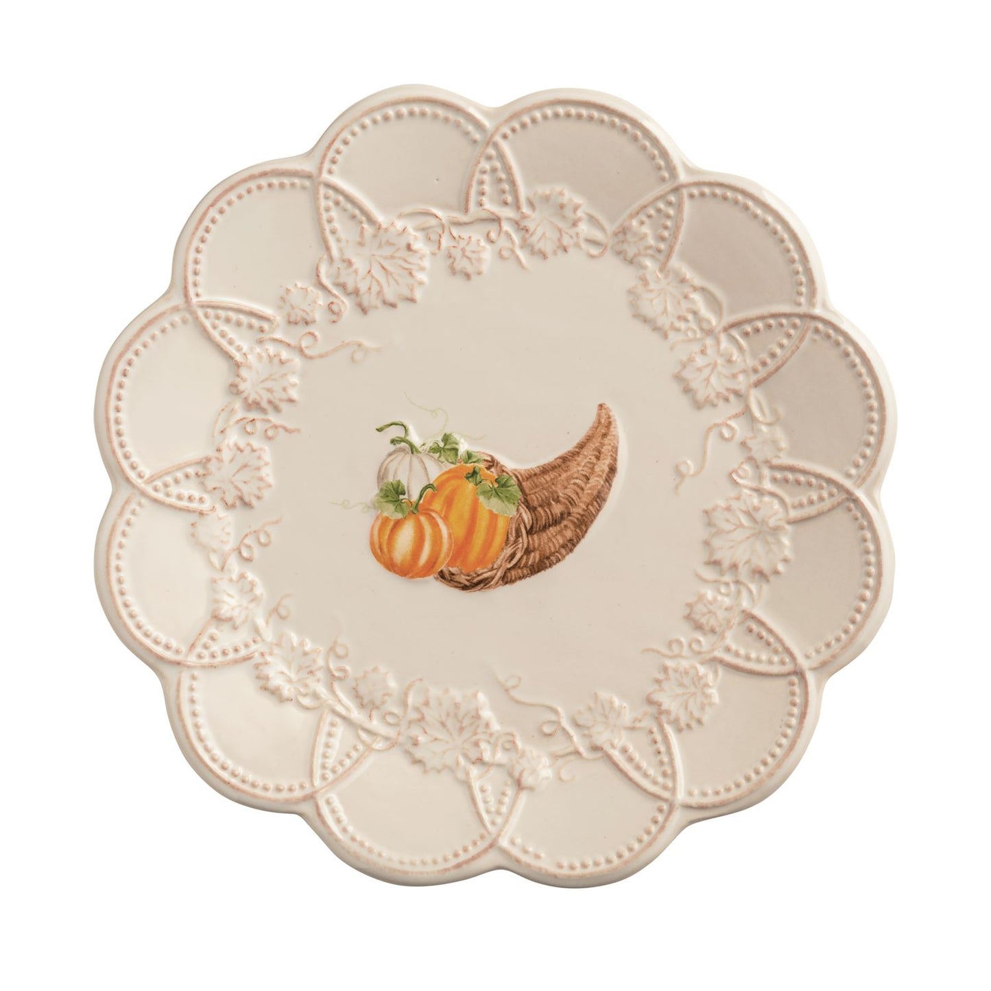 Mud Pie Gather Scallop Salad Plates
