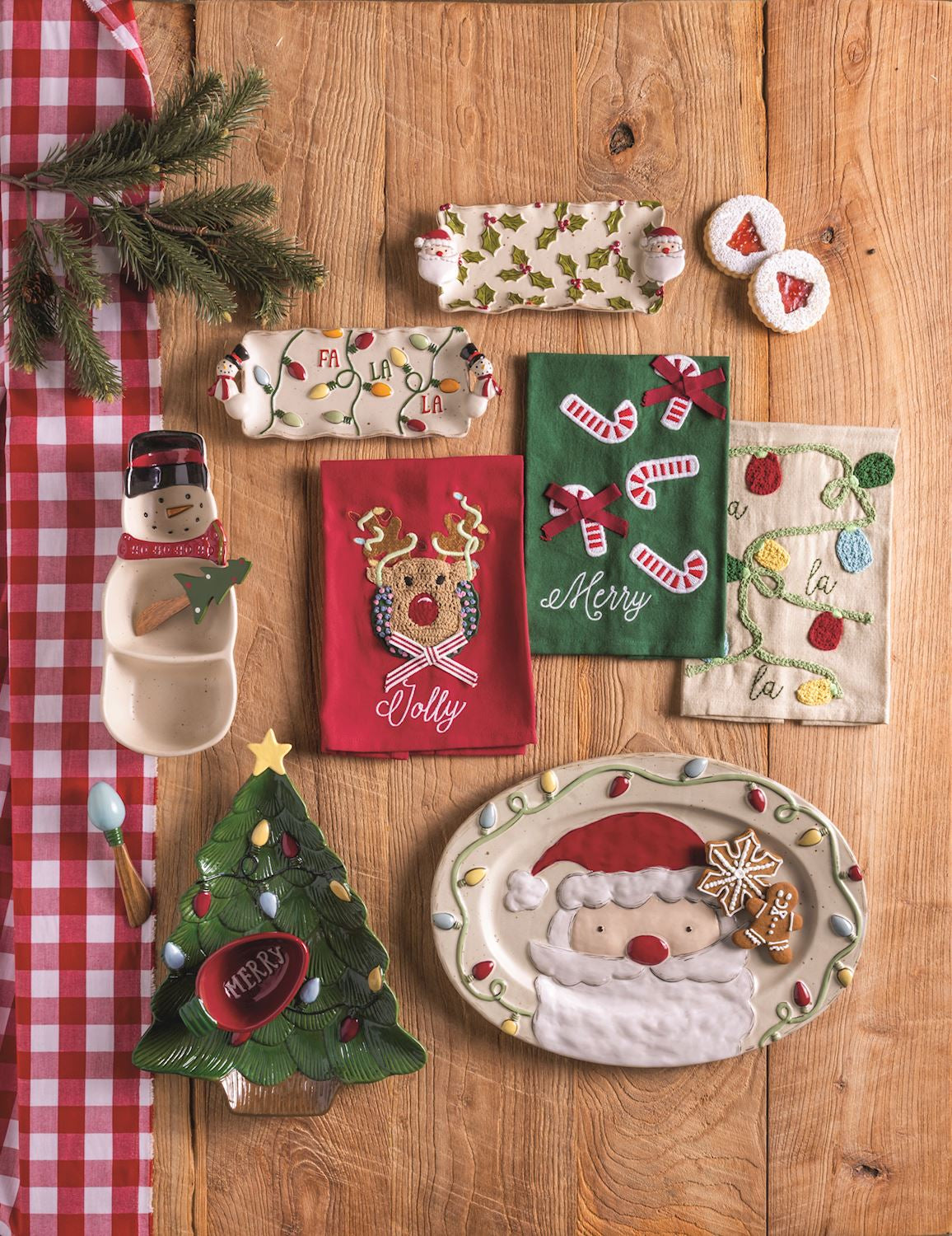 Mud Pie Farm Christmas Everything Dishes
