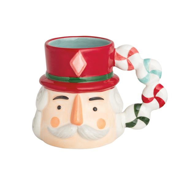 Mud Pie Nutcracker Candy Handle Mug